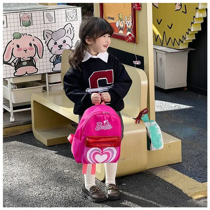 Kawaii Barbie Cartoon Anime Fashion Backpack Girl Barbie Princess Backpack Cute Kindergarten Kids Schoolbag Gift Toys