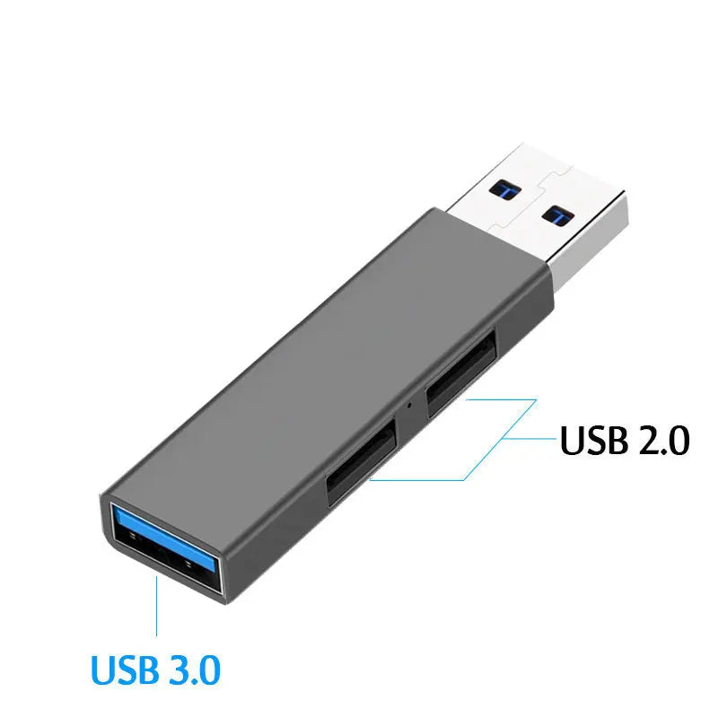 USB 3.0 Hub USB Hub 2.0 Multi USB Splitter Hub Use Power Adapter 3 Port Multiple Expander 2.0 USB 3.0 Hubfor PC
