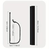 Under-Desk Cable Organizer 40cm Self-Adhesive Cable Management Cables Raceway For Home and Office