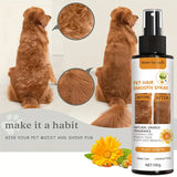 100g Pet Hair Smoothing Care Spray Contains Mild Ingredients, Deeply Moisturizing and Moisturizing Hair. One Spray Can Soften Your Pet Hair More Smooth and Shiny.