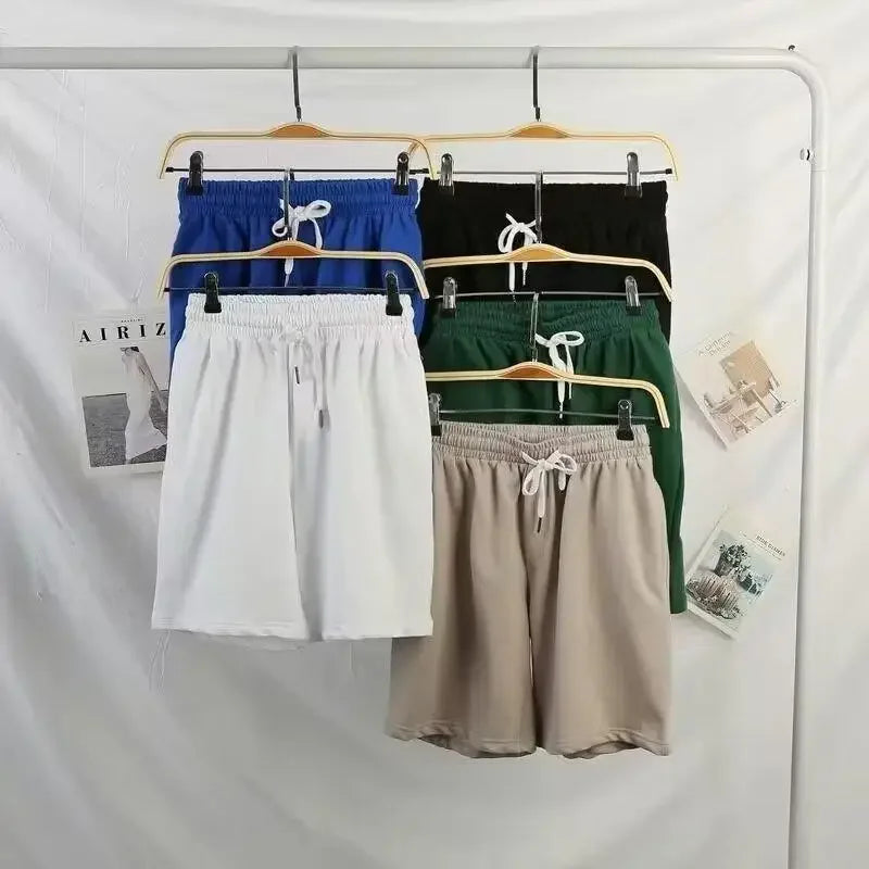 Trendy Brand Casual Loose-fit Men's Shorts Summer Home Comfort Sweatpants Sleepwear Stylish Five-piece Pants