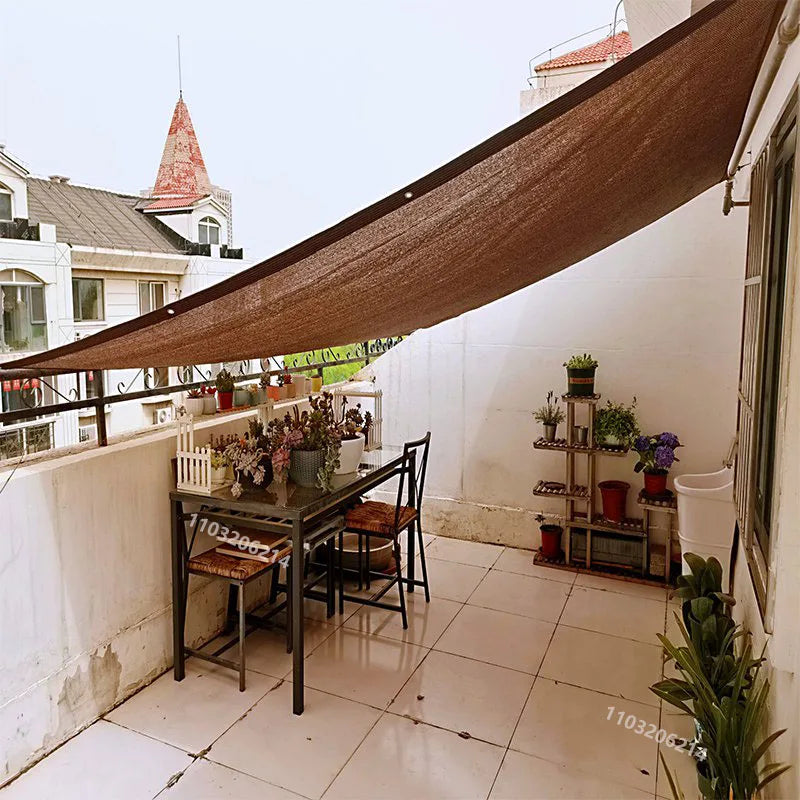 Multiple color outdoor garden sunshade net, terrace sunshade net, camping sunshade net, UV protection, HDPE sunscreen cloth, sun