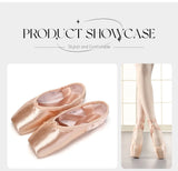 Child And Adult Ballet Dance Shoes Girls Ballet Pointe Shoes Professional With Ribbons Shoes Series Classic Woman Ballet Shoes