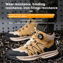 New Safety Boots Men Work Indestructible Shoes Sneakers Steel Toe Protective Boots Anti-smash Anti-puncture Work Tactical Boots