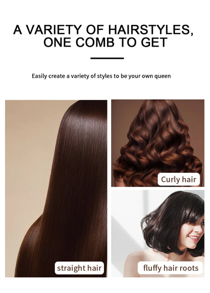 LISAPRO Elegant Black Gold Hair Blow Dryer Brush and Volumizer& One-Step Hot Air Brush 2.0 for Drying&Straightening,&Volumizing