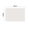 60/40cm Oversized Food Grade Silicone Waterproof Placemat Heat Insulation Anti-Skidding Washable Table Mat For Kitchen Dinner
