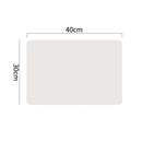 60/40cm Oversized Food Grade Silicone Waterproof Placemat Heat Insulation Anti-Skidding Washable Table Mat For Kitchen Dinner