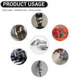 JUIDINTO 2-10pcs Adjustable Worm Gear Hose Clamp Stainless Steel 6-95mm Hose Clip Lock for Water and Gas Pipes