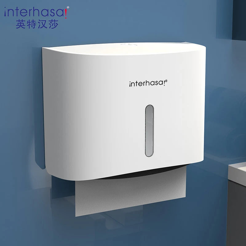 interhasa! Toilet Paper Towel Dispenser Toilet Paper Holder Hand Towel Dispenser Tissue Dispenser Luxury for Bathroom Kitchen
