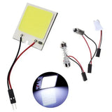 4X T10 C5W Car Led Cob 16/24/36/48SMD White Parking Bulb Auto Interior Wedge Reading Lamp Door Dome Festoon License Plate Light