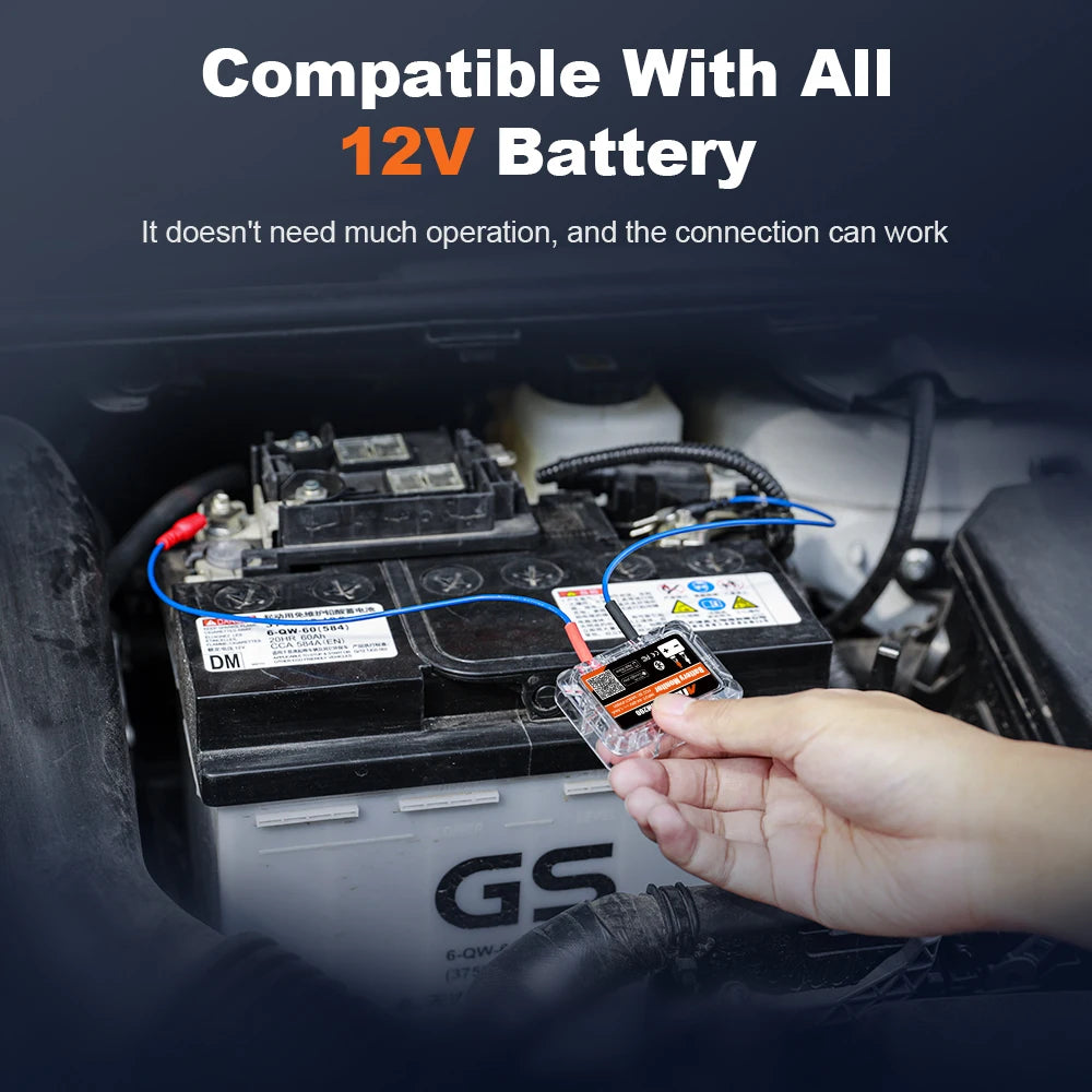 ANCEL BM200 12V Battery Tester Wireless Bluetooth Car Battery Health APP Monitoring Battery Monitor Tools For Android IOS