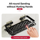 Estante de baño sin taladro, estante de pared para champú, ducha, estante de esquina, estante de almacenamiento para inodoro, accesorios de cocina de aluminio para baño