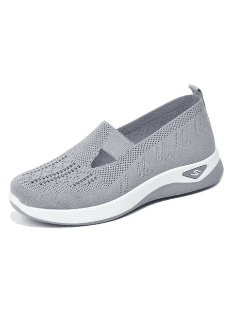 Women's Solid Color Breathable Sneakers, Soft Sole Shoes, Lightweight Shoes, Mesh Casual Shoes 