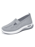 Women's Solid Color Breathable Sneakers, Soft Sole Shoes, Lightweight Shoes, Mesh Casual Shoes 