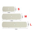 1PC Silicone Faucet Mat Water Ripple Kitchen Bathroom Draining Pad Wash Basin Large Sink Splash Pad Countertop Protector