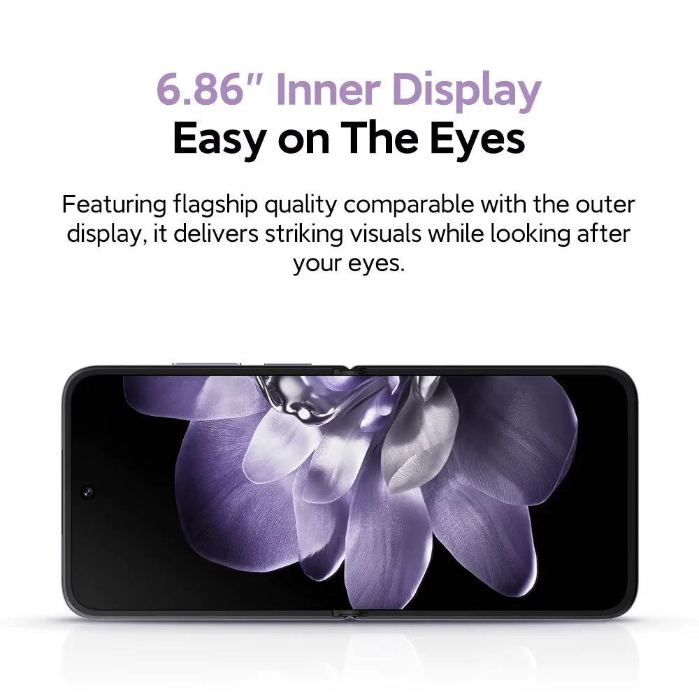 Global Version Xiaomi MIX Flip 67WHyperCharger 12GB 512GB Leica  6.86" 120Hz Display Snapdragon 8 Gen 3 Smartphone 50MP Camera