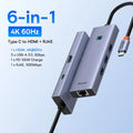 Baseus USB Hub DP 4K Dual HDMI Adapter 11 in 1 Splitter RJ45 USB 3.0 PD 100W Docking Station for MacBook Pro Air M2 M1 USB C HUB