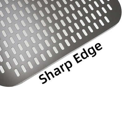 6&12 13 14  Inch Pizza Perforated Shovel Paddle Pizza Oven Turning Peel Hard  Anodized Pizza  Baking Kitchen Tool Spatula