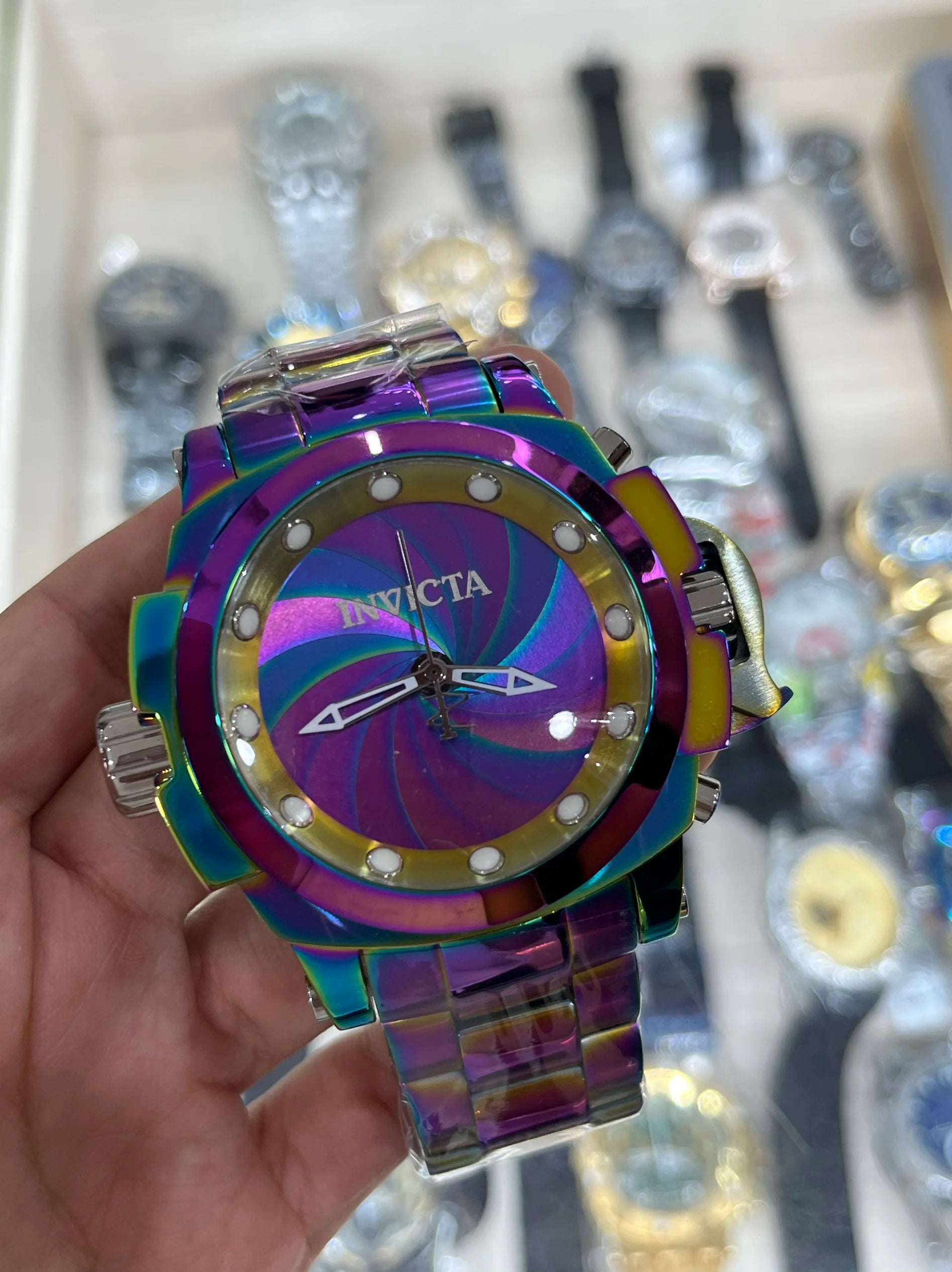 INVICTA Vortex Element Waterproof Quartz Large Dial Men's Watch