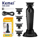 Kemei KM-2299 Men's Hair Clipper Professional Electric Hair Clipper USB Rechargeable Barber Trimmer Men's Electric Hair Clipper