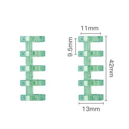Fromthenon 5 Holes Puncher Loose Leaf Notebook Paper Mini Puncher Loose-leaf Binding Student Office Stationery Supplies