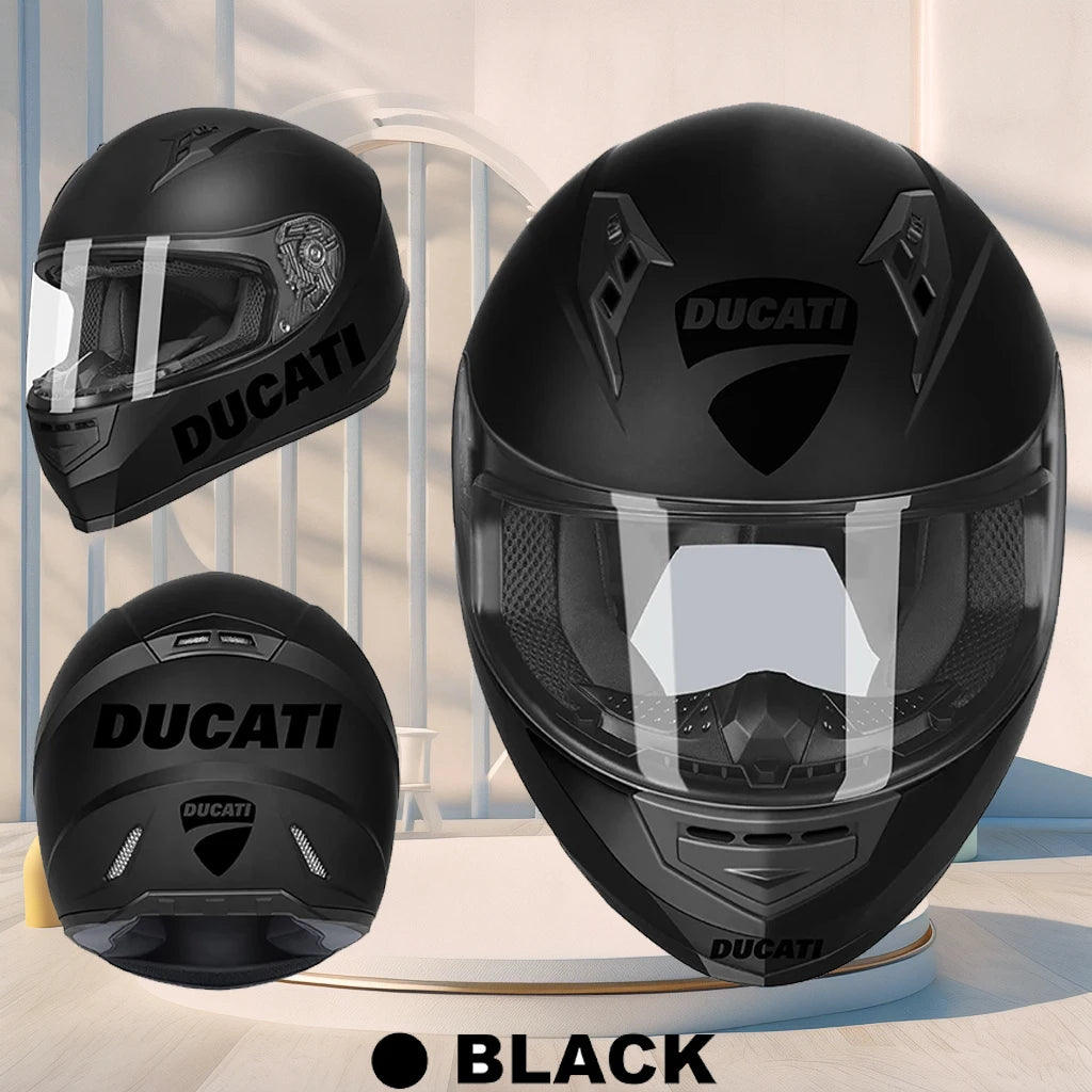 Vinyl Ducati Helmet Sticker Motorcycle Decal Logo