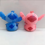 20cm Anime Stitch Plush Stuffed Kawaii Toys TV Series Same Style Role Pendant Doll Kids Birthday Gifts Couple Models