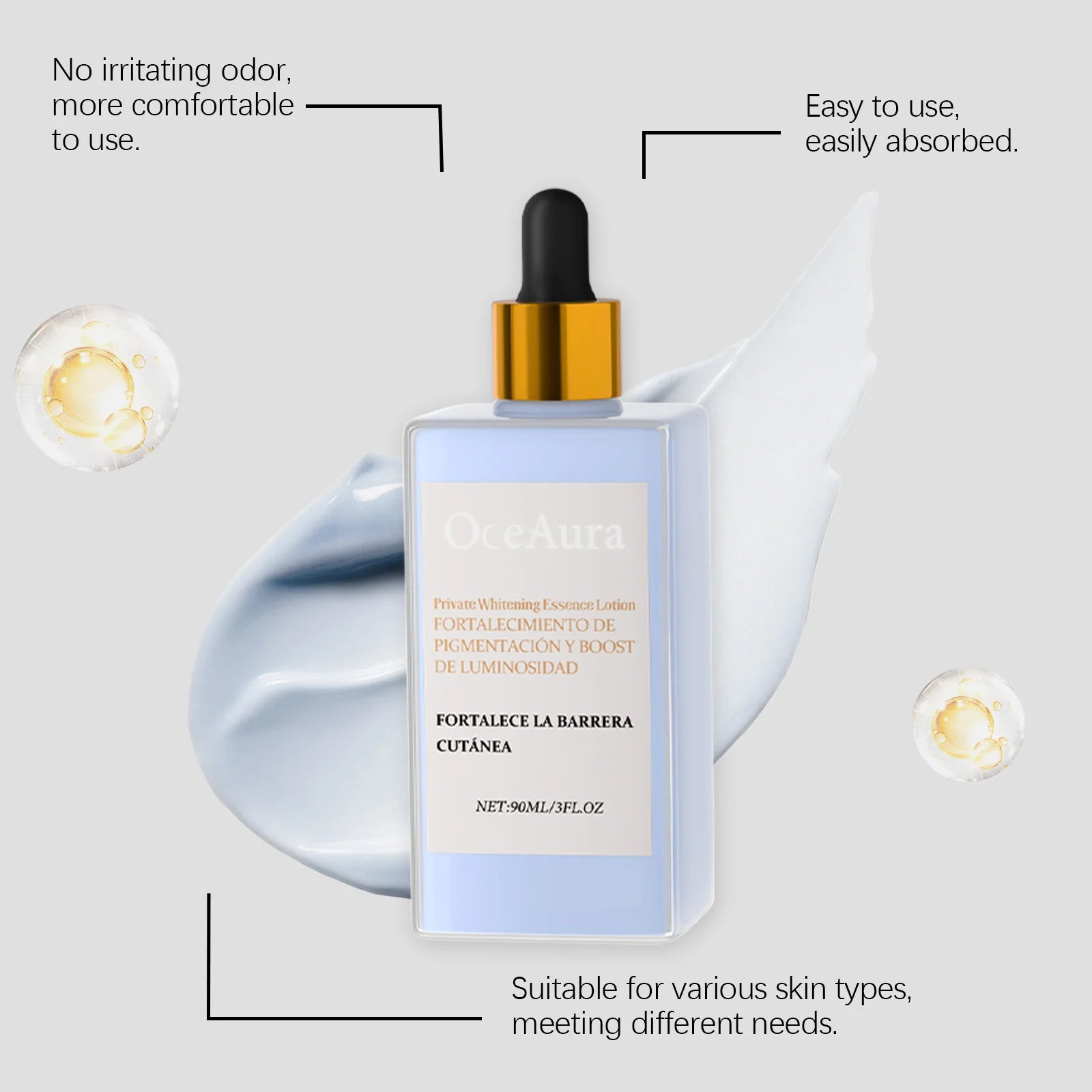 Skin Whitening Serum Private Parts Underarm Bleaching Essence Lighten Butt Knee Armpit Melanin Removal Intimate Area Brightener