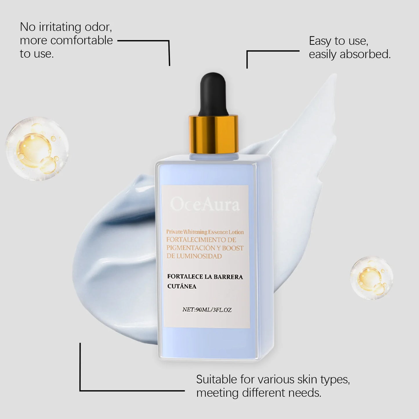 Skin Whitening Serum Private Parts Underarm Bleaching Essence Lighten Butt Knee Armpit Melanin Removal Intimate Area Brightener