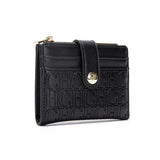 CH Luxury Brand Retro Design Business Card Bag Fashion Button Classic Folding Wallet Compact and Lightweight Women's Square Bag