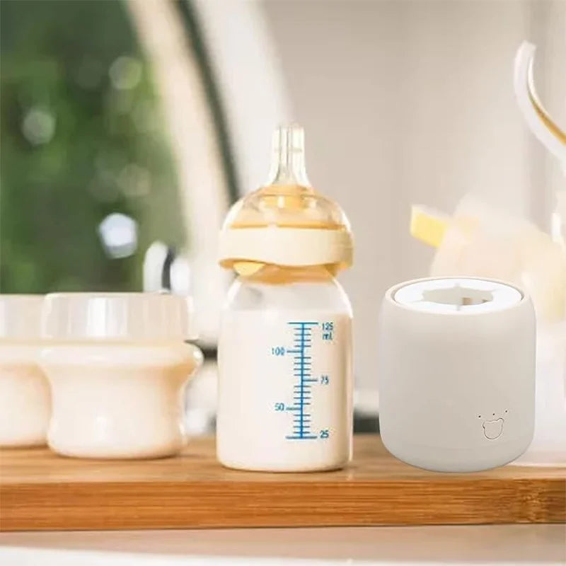 Mezclador de biberones eléctrico automático, mezcla caliente, biberón de fórmula instantáneo, carga USB, manos libres, máquina de limpieza sencilla