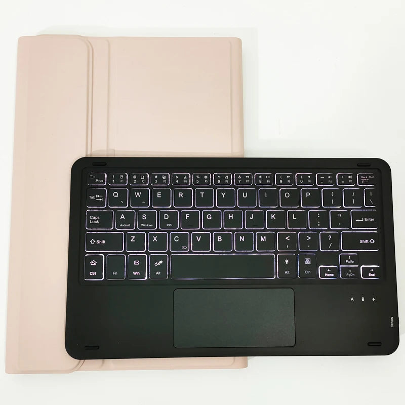 Bluetooth Keyboard Case For Xiaomi Pad 7 7 Pro 11.2 Trackpad Tablet Case Russian Arabic Hebrew Spanish Korean French Keyboard