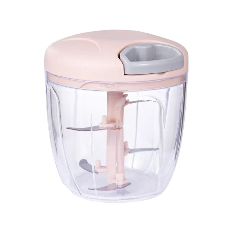 Manual Garlic Chopper Meat Mincer Hand Pull Press Crusher Multifunctional Vegetable Chili Onion Cutter Kitchen Accessories