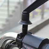 Motorcycle rearview mirror bracket and mounting clip black ABS fit for majority of motorcycle mirror replacements