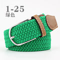 Stretch Woven Belt Unisex Canvas Belts Fashion Casual Student Belt Women Cinturon Male Waistband 105cm