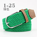 Stretch Woven Belt Unisex Canvas Belts Fashion Casual Student Belt Women Cinturon Male Waistband 105cm