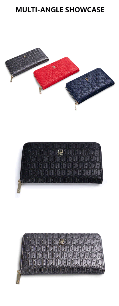 CH Premium Folding Printed Monogrammed Design High Quality Luxury Women's Handbags Square Wallet Classic Vintage Design Fashion