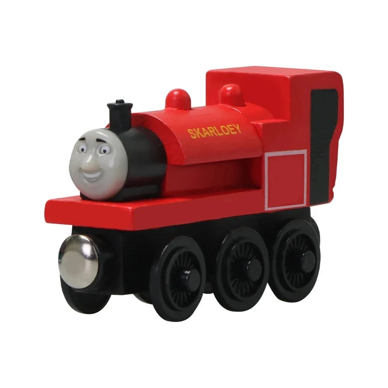 Thomas And Friends Wooden Trains Magnetic Connectable Track Trains Toys Handel Molley Lady Diesol Oliver Donald Educational Toys