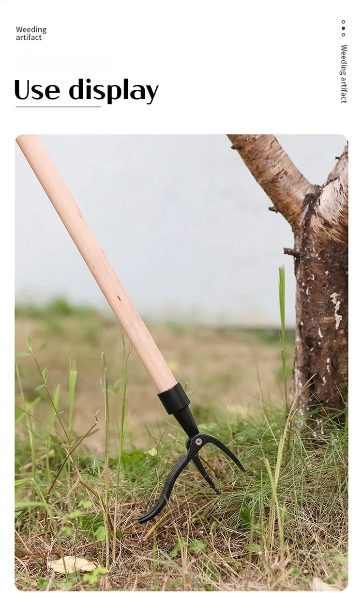 Stand Up Weed Puller Tool with Screw Holes Portable Weeding Head Replacement Gardening Digging Weeder Removal Accessory