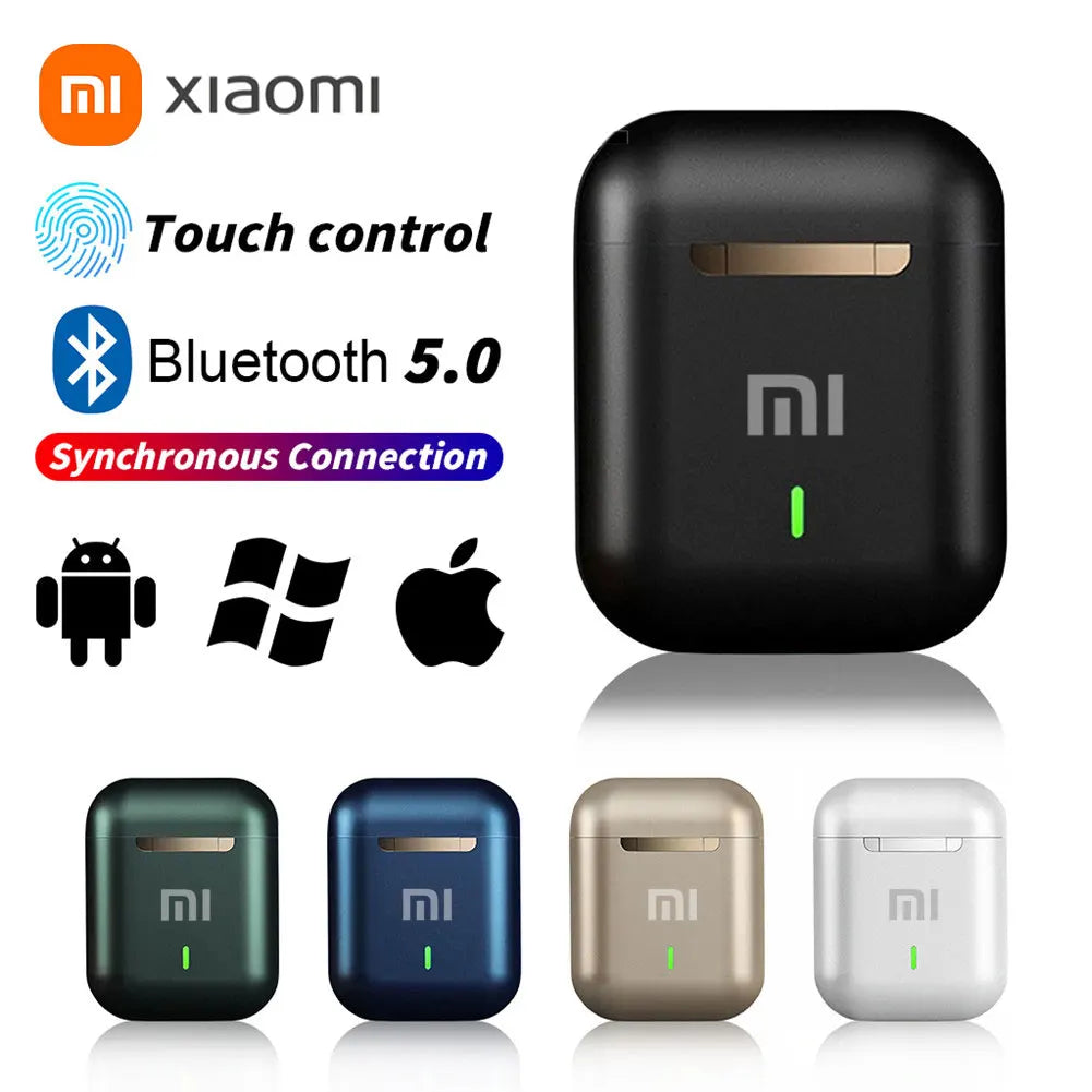 Original XIAOMI J18 Headset Wireless Earphones Bluetooth Headphones Sport Game TWS Earbuds In Ear With Mic Touch True For Stereo