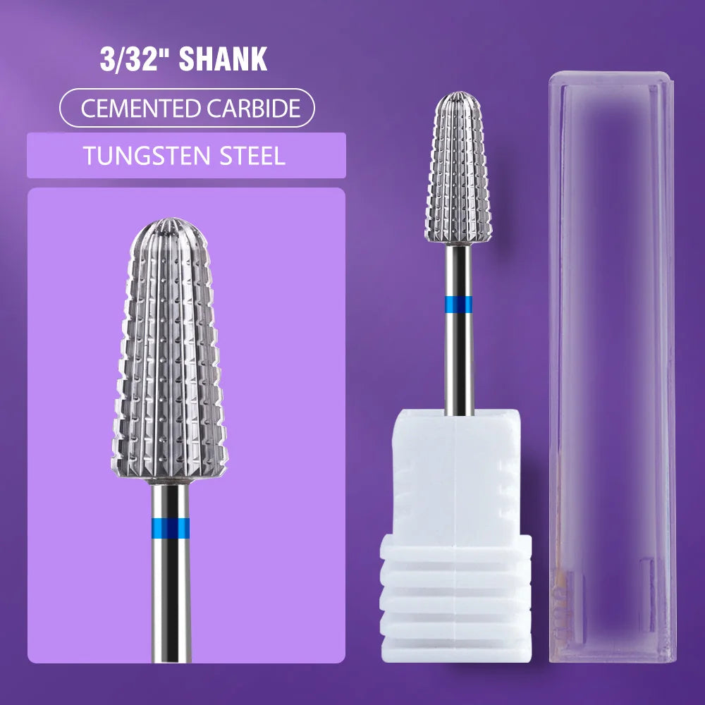 1pc Nail Drill Bit Rotate Burr Milling Nail Cutter Bits Electric Drill Machine For Manicure Pedicure Tools