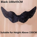 Asas de penas de anjo para mulheres e meninas, decoração de festa, adereços cena layout, decoração de festa de natal