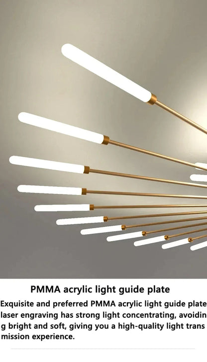 Modern LED Ceiling Lamp Living Room Dining Bedroom Ceiling Chandelier Lights Nordic Fireworks Design Home Decor Indoor Lighting