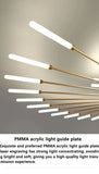 Lámpara de techo LED moderna para sala de estar, comedor, dormitorio, diseño de fuegos artificiales nórdicos, decoración del hogar, iluminación interior
