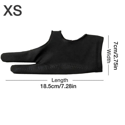 Anti-touch Two-Finger Hand Painting Gloves For Tablet Digital Board Screen Touch Drawing Anti-fouling Oil Painting Art Supplies