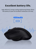 Ratón inalámbrico ergonómico Bluetooth VUUV para computadora portátil Macbook 1600DPI modo dual recargable para iOS Android tableta
