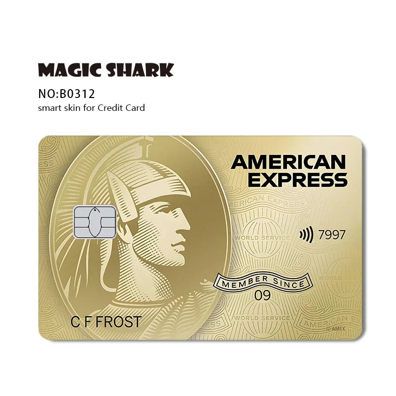 Fashion Matte Gold Silver Black Matte PVC Film Skin Sticker Tape for Bank Credit Debit Card Front Side