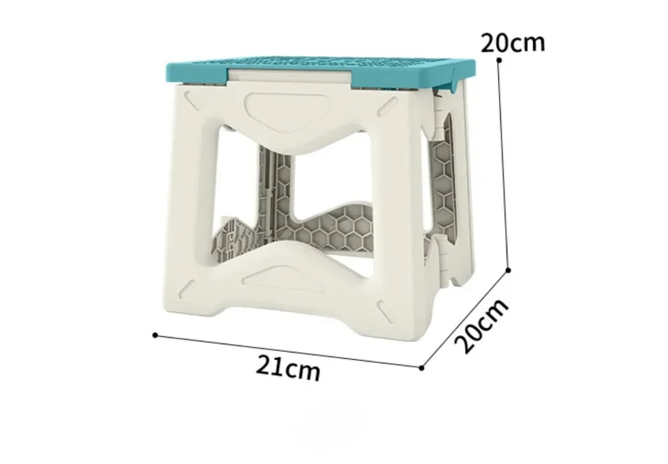 Folding Stool Household Lightweight Leisure Fishing Stool Children Utility Small Bench Outdoors Portable Non-Slip Plastic Chair
