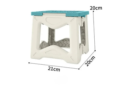 Folding Stool Household Lightweight Leisure Fishing Stool Children Utility Small Bench Outdoors Portable Non-Slip Plastic Chair