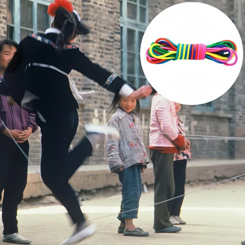 Cuerda de saltar de 5 a 10 m, banda elástica, juguete de movimiento para niños, cuerdas de saltar, cuerdas de entrenamiento, juguetes para niños, entrenamiento de salto, ejercicio de nailon, regalo para niñas